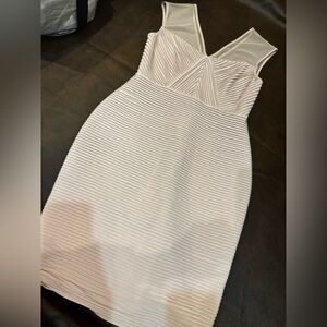 Elegant Striped Bodcon Dress